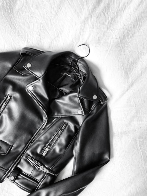 ເສື້ອແຈັກເກັດ ໜັງ PU Biker Jacket